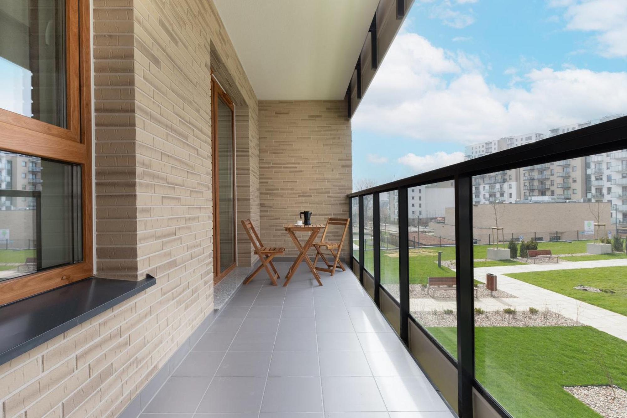 Nowa Letnica Comfortable Apartments With Balcony & Parking Gdansk By Noclegi Renters Exteriér fotografie