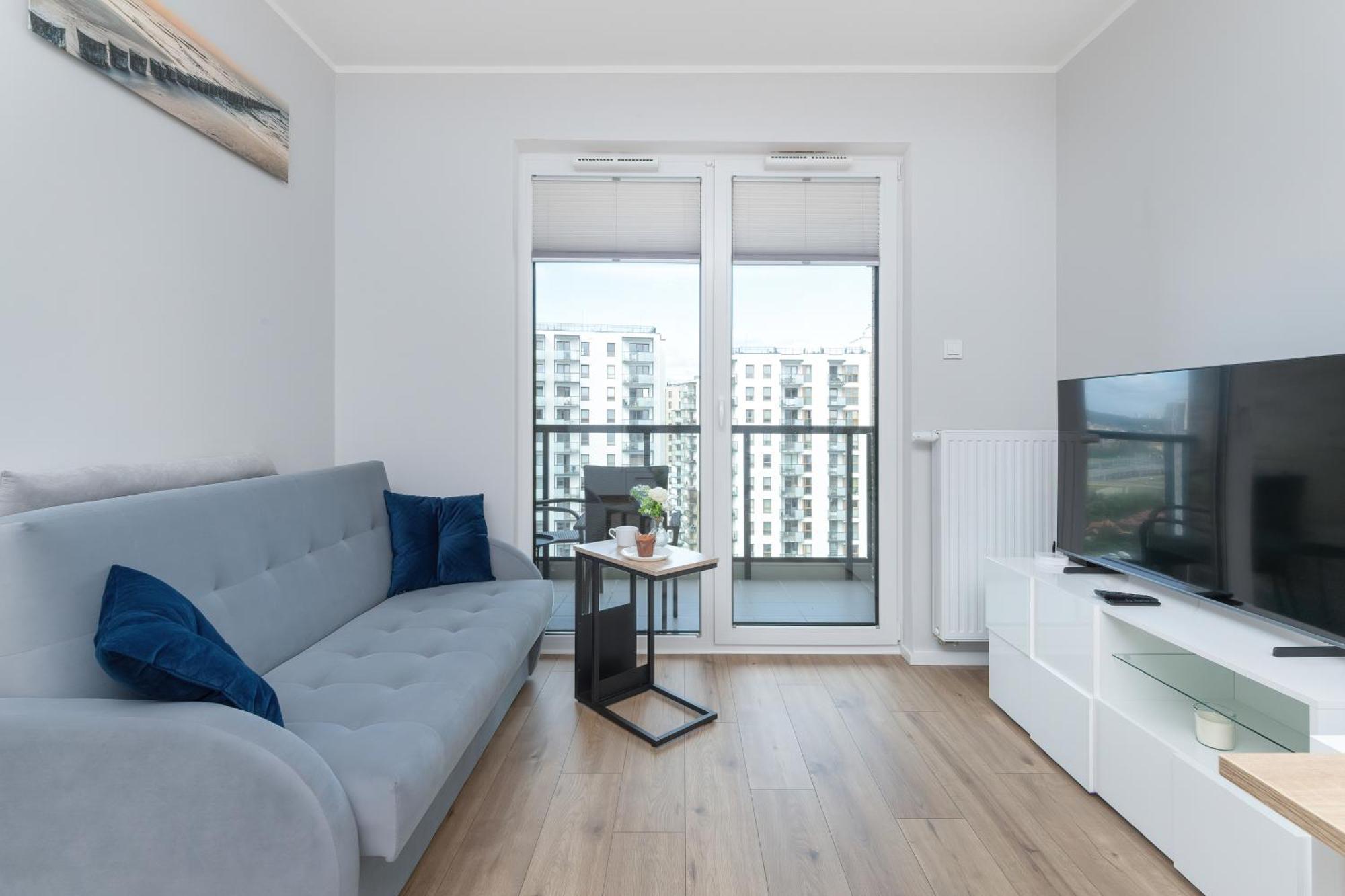 Nowa Letnica Comfortable Apartments With Balcony & Parking Gdansk By Noclegi Renters Exteriér fotografie